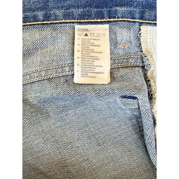 H&M L.O.G.G Jeans Blue Distressed Size 31 x 32 Good Condition - Picture 5 of 5